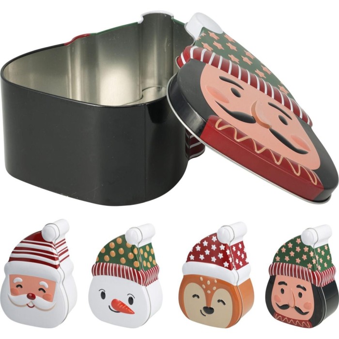 BOX METALLO NATALE 21X12X7CM4A